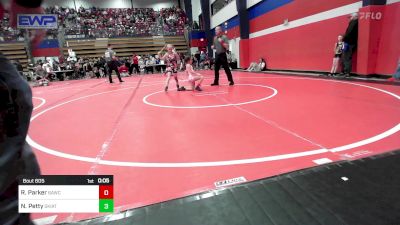 51 lbs Quarterfinal - Emma Campbell, Claremore Wrestling Club vs Kynslee Church, Team Tulsa Wrestling Club