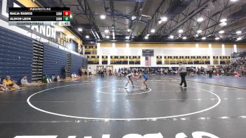 106 lbs Quarterfinal - Malia Ramos, Canon-McMillan vs Alison Leon, Connellsville