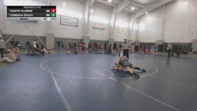 138 lbs Semis - Kaelyn Alleman, Sanderson Wrestling Academy vs Cordelia Staley, Sanderson Wrestling Academy