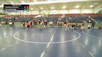 145 lbs 3rd Place Match - Charles Davidson, Cougars Wrestling Club vs Jon Sagastume, Westlake