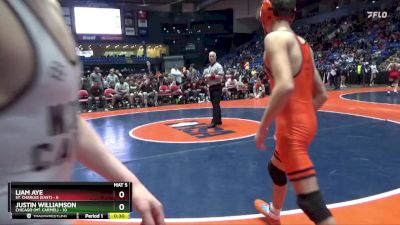 126 lbs Semis & 1st Wrestleback (8 Team) - Gavin Woodmancy, St. Charles (East) vs Seth Mendoza, Chicago (Mt. Carmel)