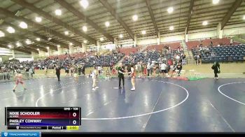 106 lbs 2nd Place Match - Nixie Schooler, Alaska vs Paisley Conway, Oregon