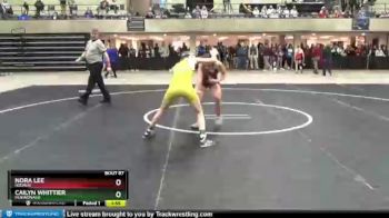 100 lbs Champ. Round 2 - Cailyn Whittier, Mukwonago vs Nora Lee, Holmen