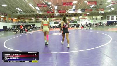 143 lbs Cons. Round 2 - Erma Williams, Avila vs Maria Slaughter, Missouri Valley College