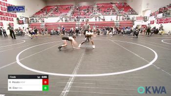 67 lbs Final - Hayden Hayes, Weatherford Youth Wrestling vs Walker Diaz, Shelton Wrestling Academy