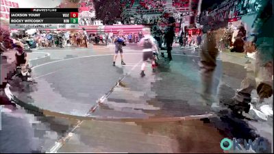 40 lbs Quarterfinal - Spencer McLendon, Team Nomad vs Hank Shattuck, Harrah Little League Wrestling