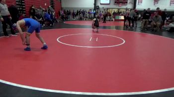 132 lbs Round 3 - Garrett Kuch, Benton Community vs Michael Radar, Louisa-Muscatine