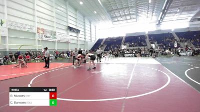 150 lbs Consi Of 8 #2 - Ramazan Musaev, Grit Wrestling Club vs Coen Burrows, Boulder City