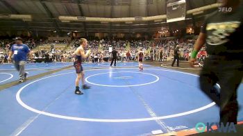 76 lbs Round Of 32 - Hunter Caughlin, Cleveland Take Down Club vs Kameryn Allison, Pocola Youth Wrestling