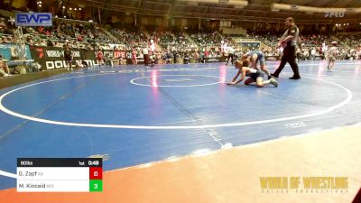 80 lbs Consi Of 16 #2 - Gionni Zapf, Alber Athletics vs Miles Kincaid, Midlothian Miners