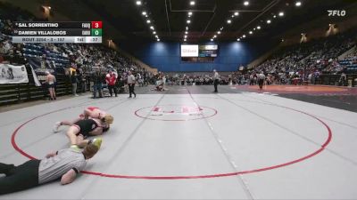 3 - 157 lbs Cons. Round 2 - Damien Villalobos, East Rockingham vs Sal Sorrentino, Fauquier