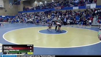 105lbs Champ. Round 1 - Maria Siquina Can, Hillsboro vs Plue Meh, Kennewick (Girls)