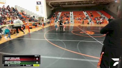 53 lbs Cons. Round 1 - Mikey Holland, Powell Wrestling Club vs Graham Wenzel, Powell Wrestling Club