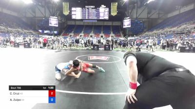 120 lbs Cons 64 #1 - Cesar Cruz, North Dakota vs Alex Zulpo, Arkansas