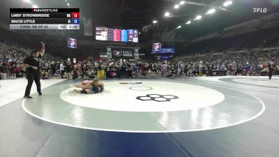 130 lbs Cons. Rd Of 64 - Lindy Strowbridge, WA vs Macie Little, IA