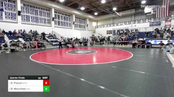 182 lbs Quarterfinal - Dylan Piazza, Bristol Eastern vs Ronan Moynihan, Xavier