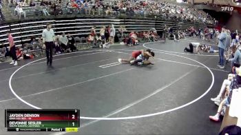 112 lbs Round 2 (6 Team) - Jayden Denson, Iowa USA Red vs DeVonne Sesler, South Dakota Lightning
