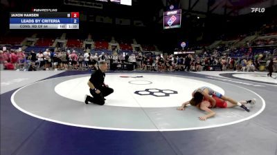 106 lbs Cons. Rd Of 64 - Jaxon Hansen, ID vs Diego Martinez, IL