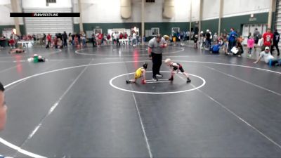 40 lbs 5th Place Match - Kizer DeLarm, Aurora Wrestling Club vs Evander Cole, Marion Jr Warriors