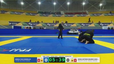 DIOGO ANTONIO BALBINO SANCHEZ vs MURILO PAES DORNELLAS 2026 FPJJ Campeonato Paulista