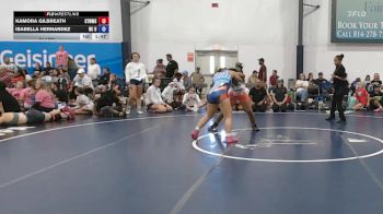 61 lbs Rr Rnd 4 - Kamora Gilbreath, CT Whale - W vs Isabella Hernandez, NC United - W