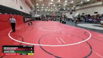 113 Boys Quarterfinal - Bryson Bennett, Windsor High School vs Ethan Mora, Brighton Highschool