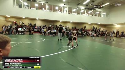 49 lbs Cons. Round 2 - Jake Newberry, Cashmere Wrestling Club vs Lincoln Gutwein, Ascend Wrestling Academy
