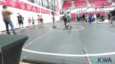 76 lbs Final - Jaysten Wolfe, Team Nomad vs Cyrus Baker, Harrah Little League Wrestling