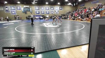 130 lbs Cons. Semi - Olivia Ortiz, Exeter vs Moriah Capp, Channel Islands