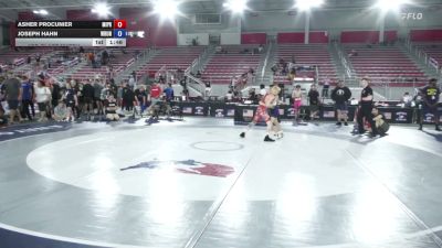 106 lbs 3rd Place Match - Asher Procunier, Michigan Premier vs Joseph Hahn, Wrestling University