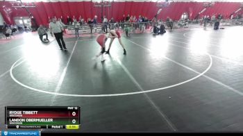 120 lbs Cons. Semi - Landon Obermueller, Wisconsin vs Rydge Tibbett, Wisconsin