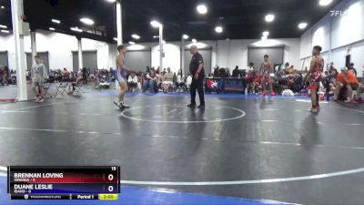 149 lbs Placement Matches (8 Team) - Brennan Loving, Virginia vs Duane Leslie, Idaho