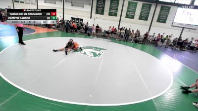 117-121 lbs Champ. Round 1 - Kardiais [Kar-Dee-A] Richardson, Lincoln-Way Wrestling Club vs Kazmyn Barber, Dixon