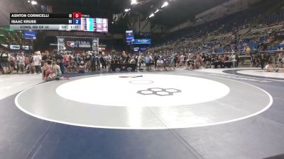 88 lbs Cons. Rd Of 32 - Ashton Cornicelli, Rhode Island vs Isaac Kruse, Wisconsin