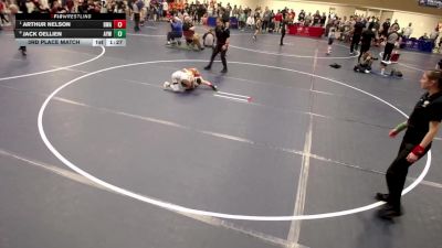 12U - 70 lbs 3rd Place Match - Arthur Nelson, Blaine Wrestling Association vs Jack Oellien, Anoka Youth Wrestling