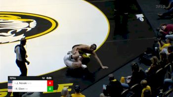 197 lbs Joey Novak, Wyoming vs Rocky Elam, 3 Missouri