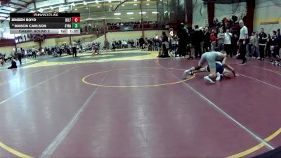 132 lbs Champ. Round 2 - Jensen Boyd, Delta vs Mason Carlson, Syracuse