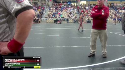 106 lbs Cons. Round 3 - Abdallah Alquran, Archbishop Curley vs Camryn Hawse, Saint Mary`s