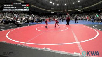 70 lbs Quarterfinal - Zayn Chavez, Del City Little League Wrestling vs Waylon Murphy, Salina Wrestling Club
