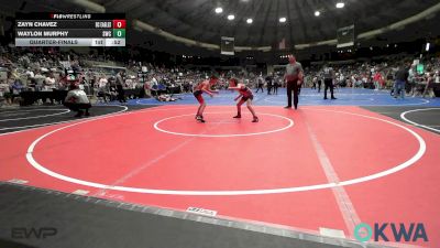 70 lbs Quarterfinal - Zayn Chavez, Del City Little League Wrestling vs Waylon Murphy, Salina Wrestling Club