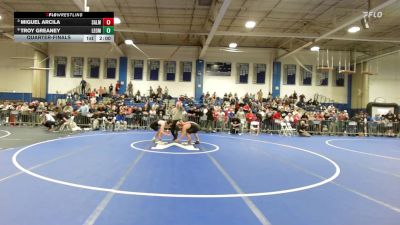 150 lbs Quarterfinal - Miguel Arcila, Salem vs Troy Greaney, Leominster