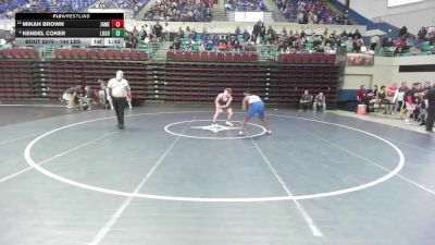 144 lbs Consi Of 8 #2 - Mikah Brown, James Island vs Kendel Coker, Lugoff-Elgin