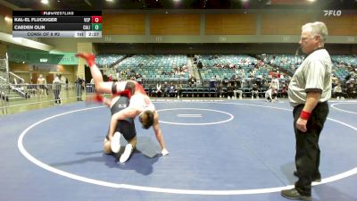 285 lbs Consi Of 8 #2 - Kal-El Fluckiger, Valiant Prep vs Caeden Olin, California Baptist