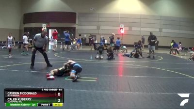 65 lbs Cons. Round 2 - Cayden McDonald, Hutchinson vs Caleb Kuberry, Scrapyard WC