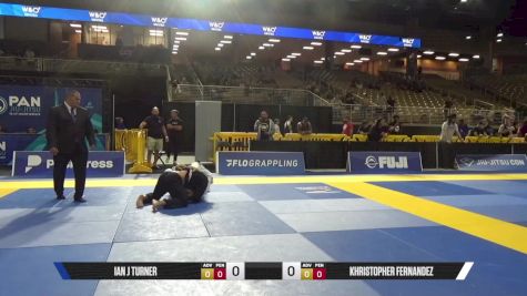 Khristopher Fernandez vs Ian J Turner 2025 Pan Jiu Jitsu IBJJF Championship