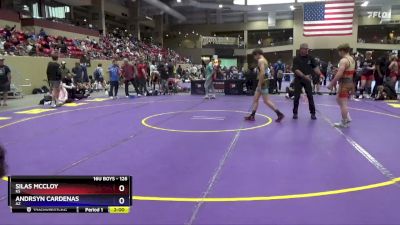 126 lbs Cons. Round 4 - Silas McCloy, KS vs Andrsyn Cardenas, AZ