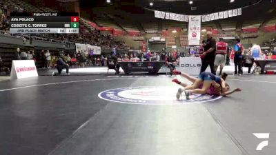 3rd Place Match - Ava Polaco vs Cosette C. Torres, Brawley Wrestling Academy