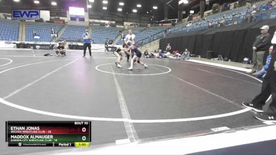 80 lbs Round 3 (10 Team) - Ethan Jonas, Wichita Wrestling Club vs Maddox Almauger, Garden City Wrestling Club