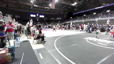54 lbs Consi Of 8 #2 - Spencer Hausauer, Dickinson WC vs Jaxson Staples, Pueblo County WC