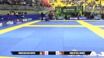 Fabio Do Valle Borges vs Thiago Silva Dos Santos 2025 Brasileiro Jiu-Jitsu IBJJF